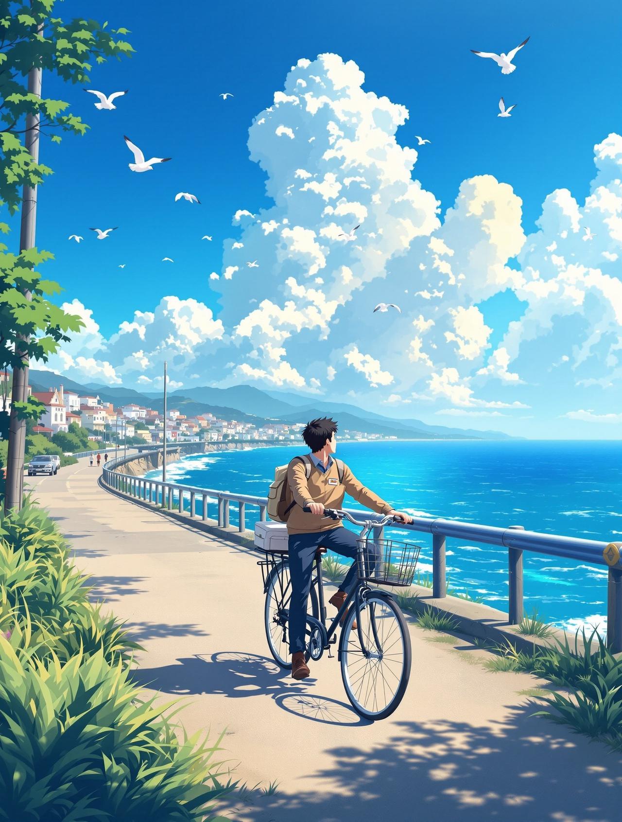 日漫番剧 - 海边的信