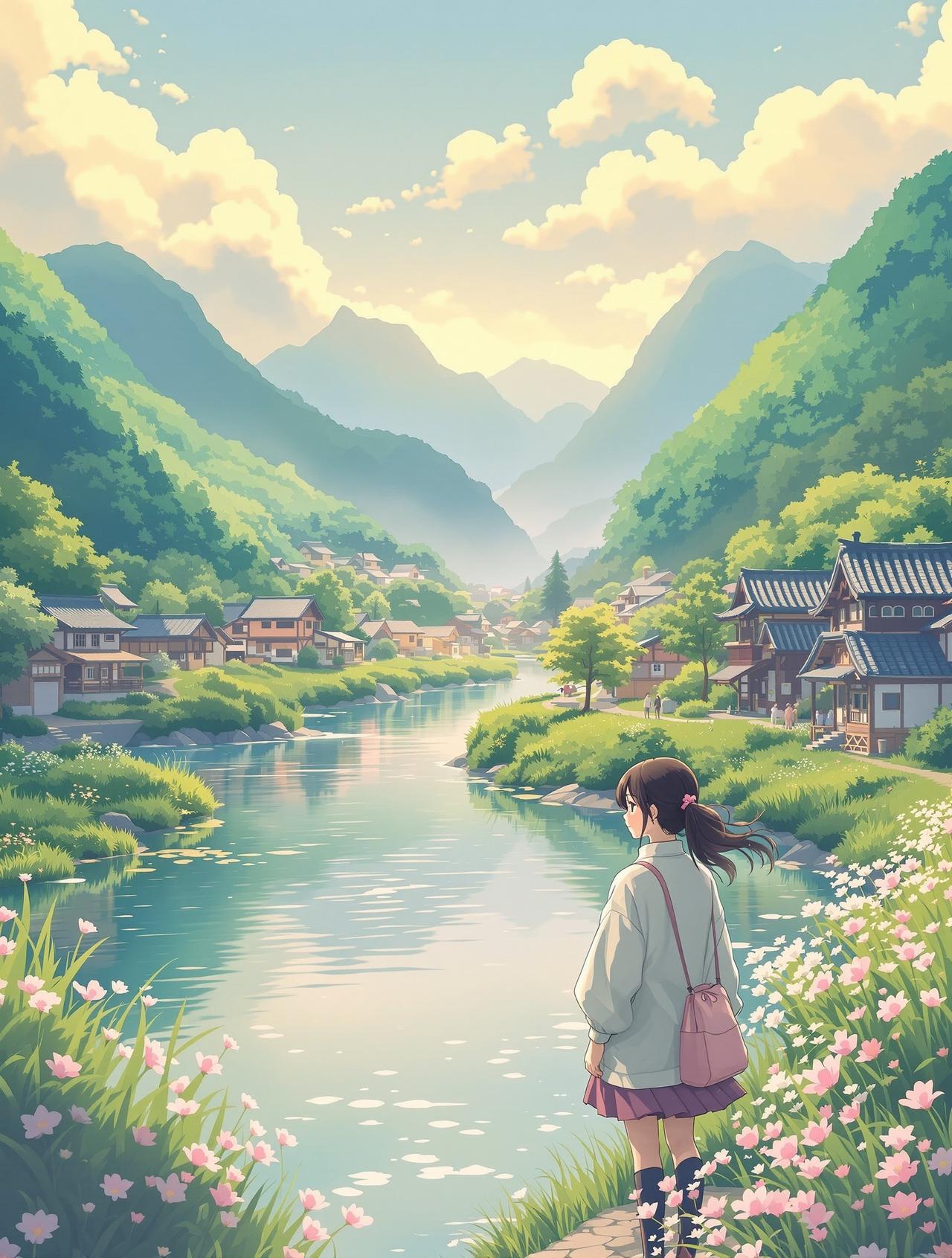 日漫番剧 - 四万十川的微风